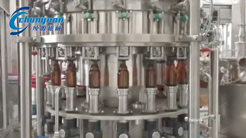 玻璃瓶啤酒灌裝生產線